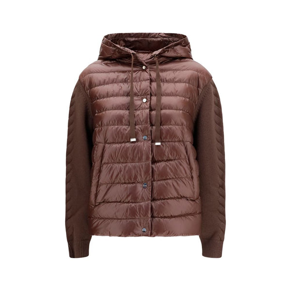 Herno Coats & Jackets - Brown Polyester Full-Length Jacket