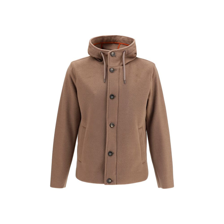 Herno Brown Polyester Full-length Jacket