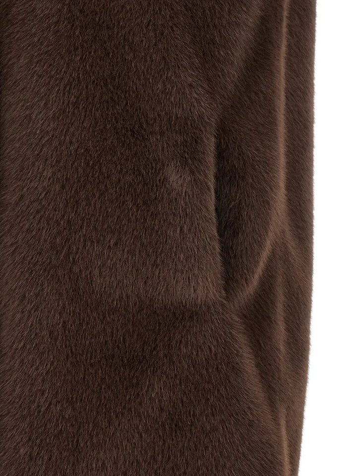 Herno Brown Polyester Sleeveless Jacket