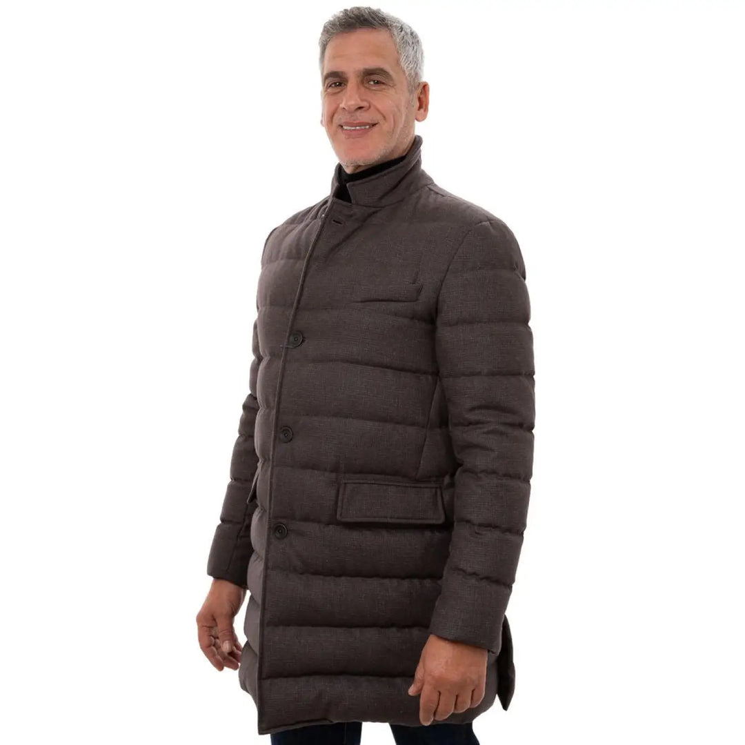 Herno Brown Wool Jackets &amp; Coat