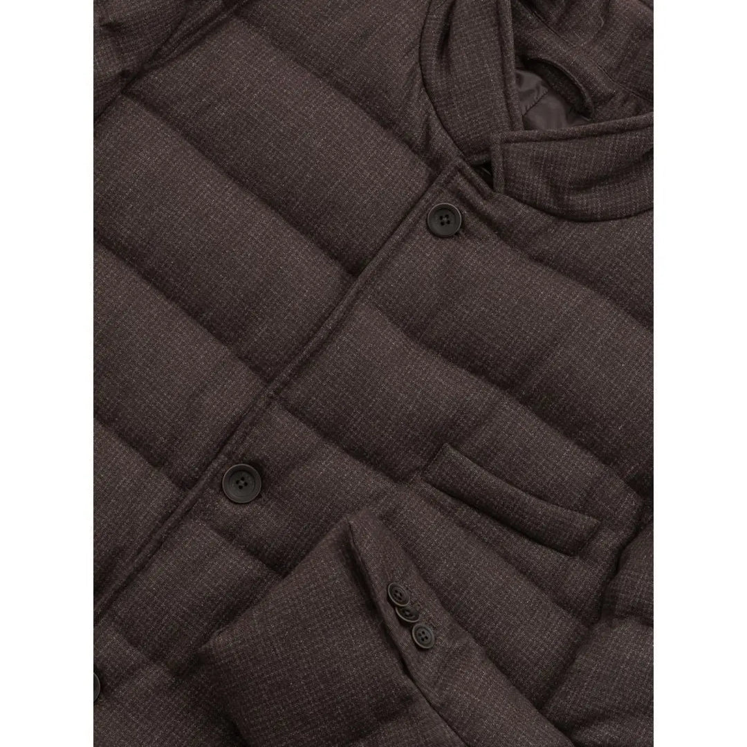 Herno Brown Wool Jackets &amp; Coat
