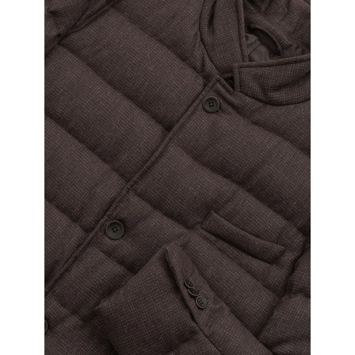 Herno Brown Wool Jackets &amp; Coat