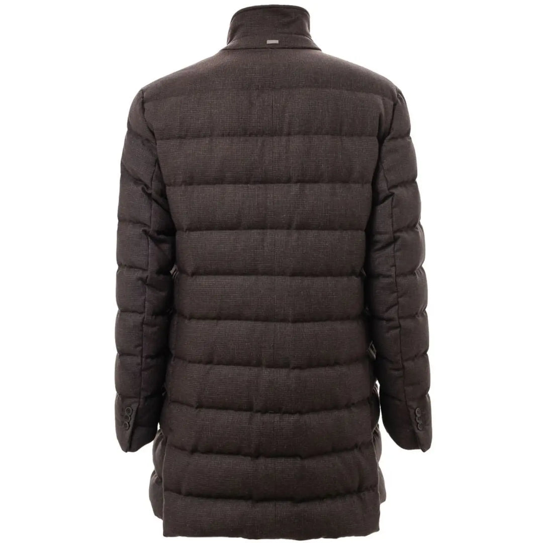 Herno Brown Wool Jackets &amp; Coat
