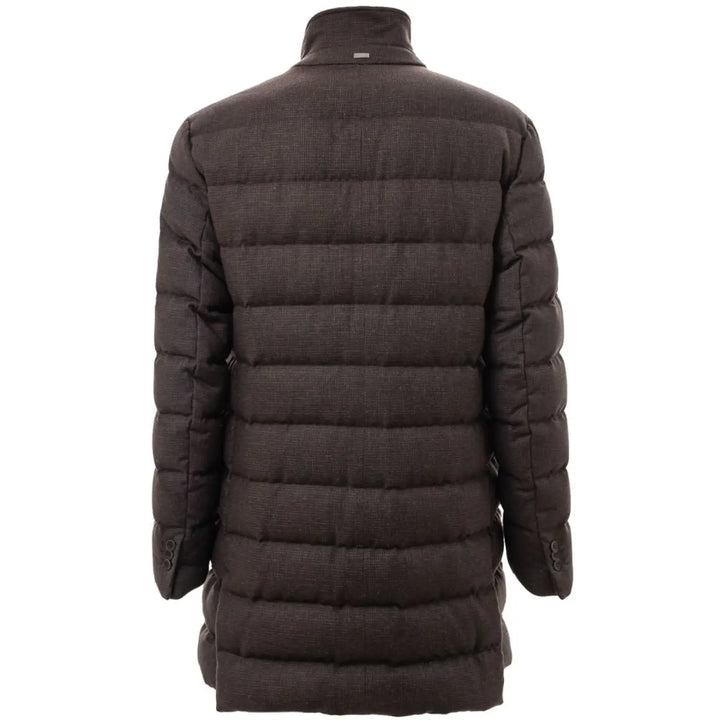 Herno Brown Wool Jackets &amp; Coat