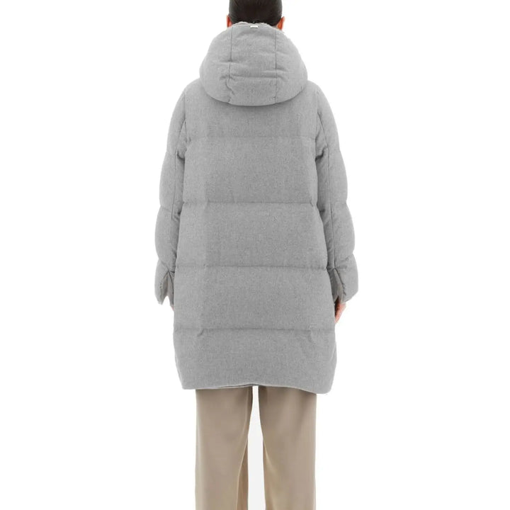 Herno Gray Cashmere Coat