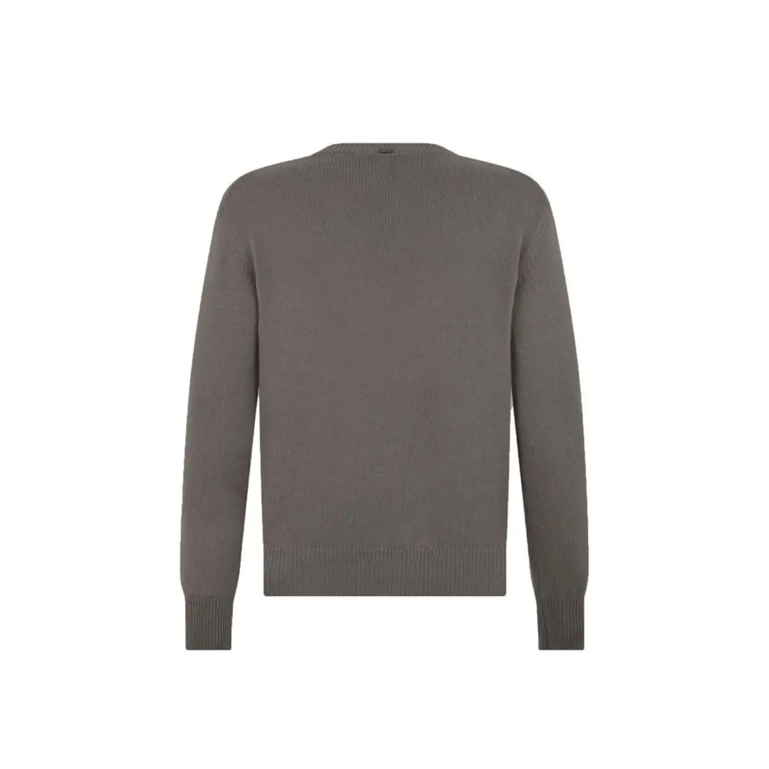 Herno Gray Cashmere Sweater
