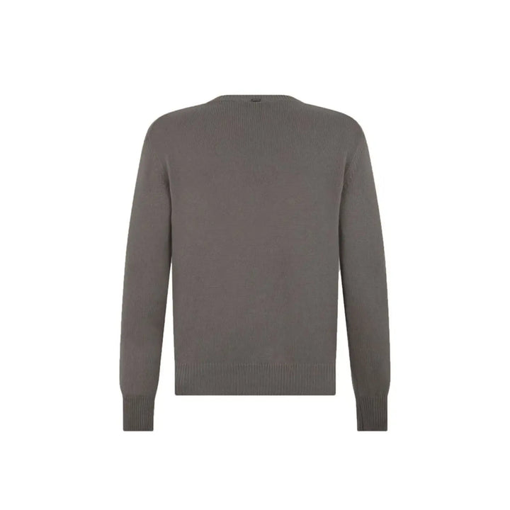 Herno Gray Cashmere Sweater