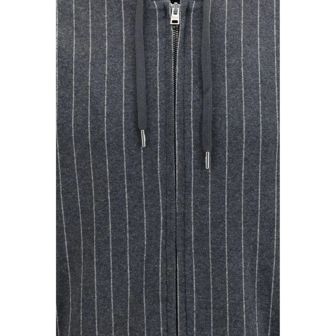 Herno Gray Cotton Sweatshirt