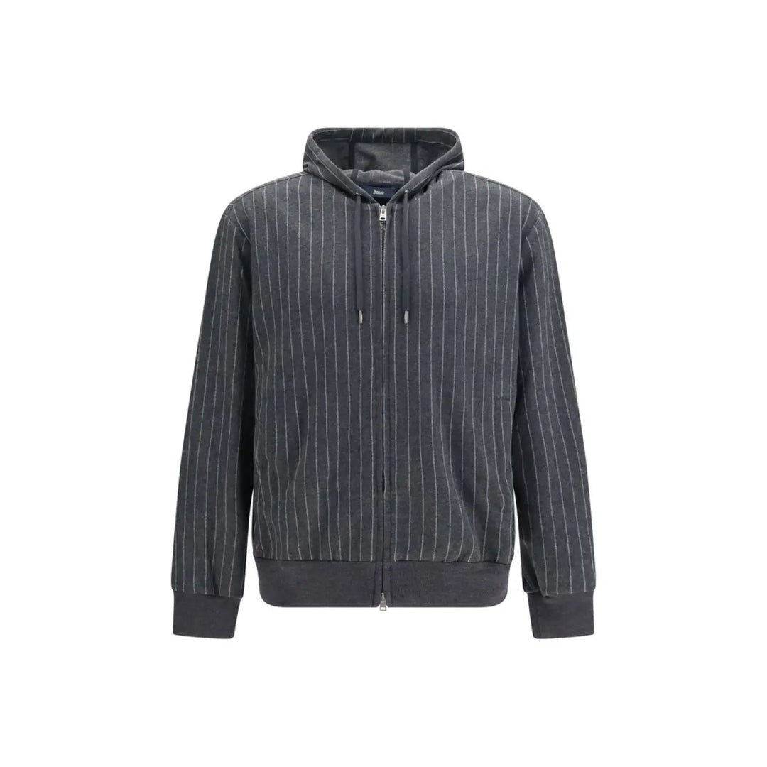 Herno Gray Cotton Sweatshirt