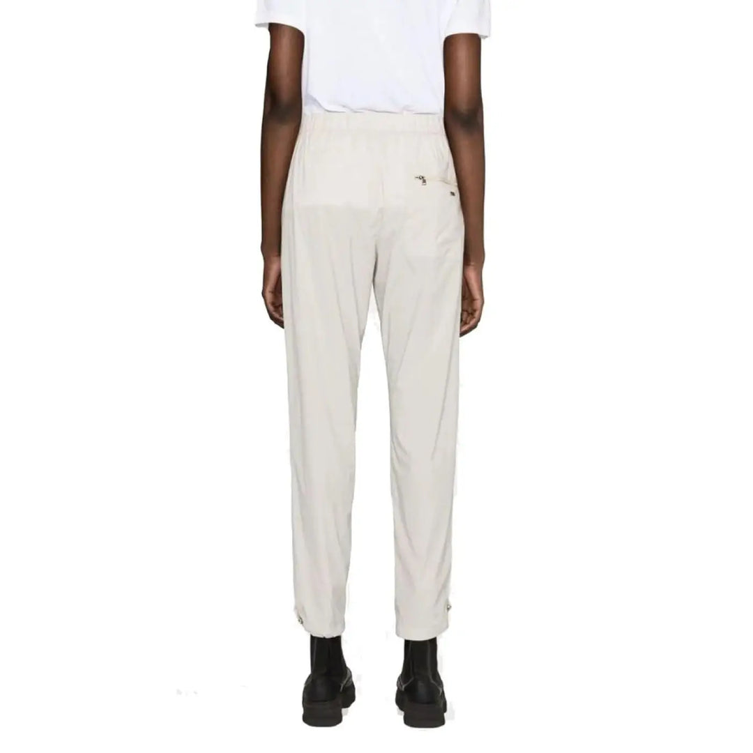 Herno Gray Elastane Casual Pants