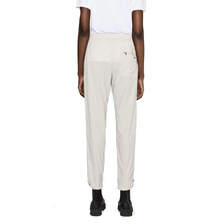 Herno Gray Elastane Casual Pants