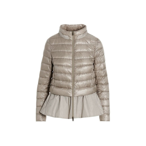 Herno Puffer Jackets - Gray Polyamide Shell Jacket