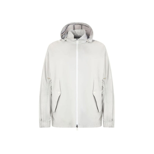 Herno Rain Coats - Gray Polyamide Shell Jacket