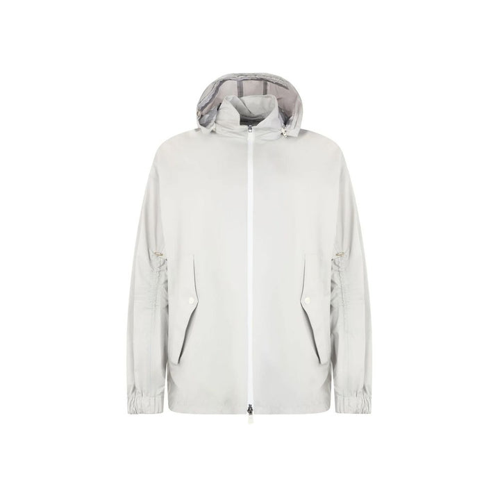 Herno Rain Coats - Gray Polyamide Shell Jacket