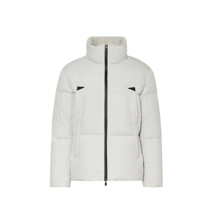 Herno Gray Polyester Coat