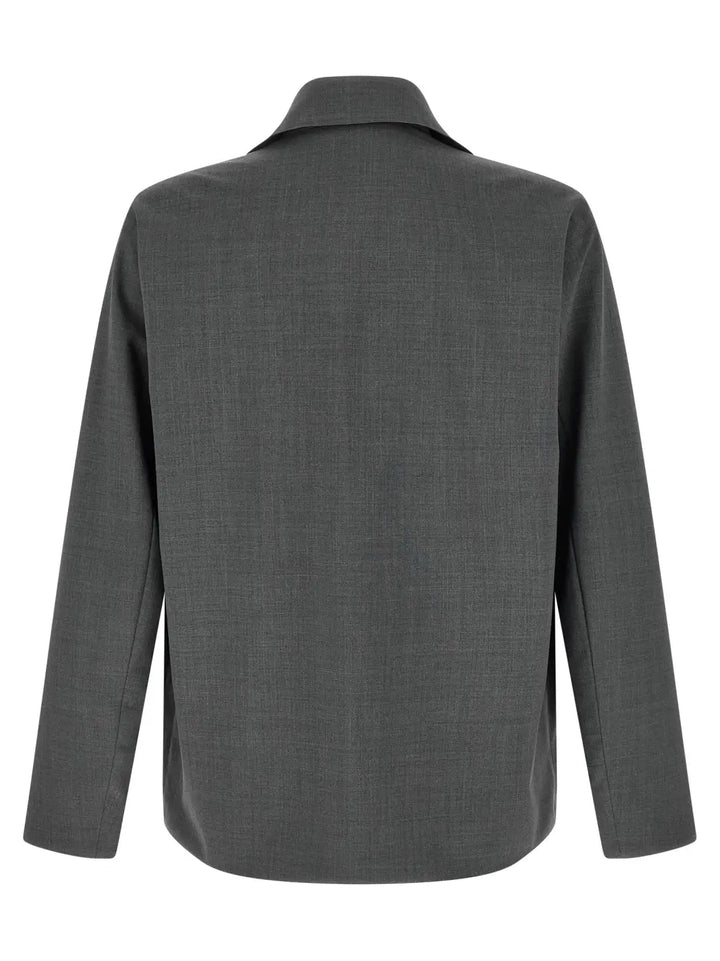 Herno Gray Polyester Full-length Jacket