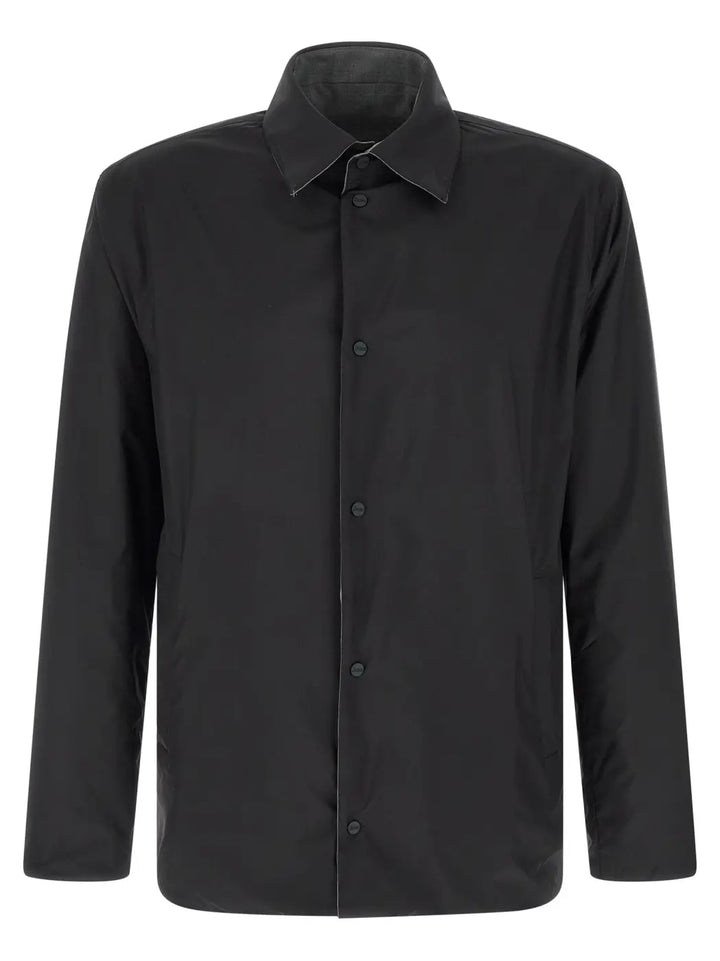 Herno Gray Polyester Full-length Jacket