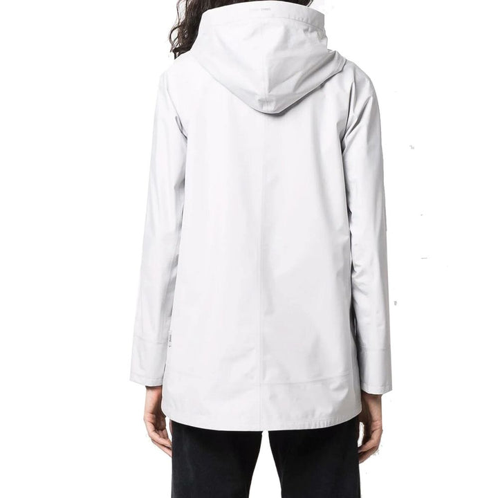 Herno Rain Coats - Gray Polyester Shell Jacket
