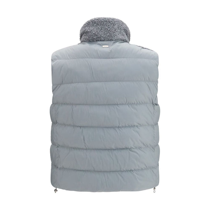 Herno Coats &amp; Jackets - Gray Polyester Sleeveless Jacket