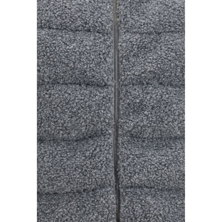 Herno Coats &amp; Jackets - Gray Polyester Sleeveless Jacket