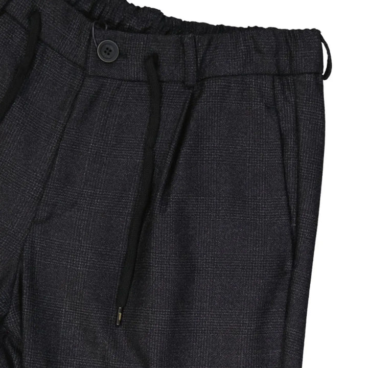 Herno Gray Wool Casual Pants