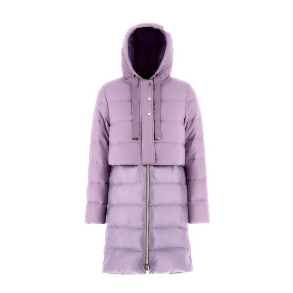 Herno Parkas - Purple Cashmere Coat