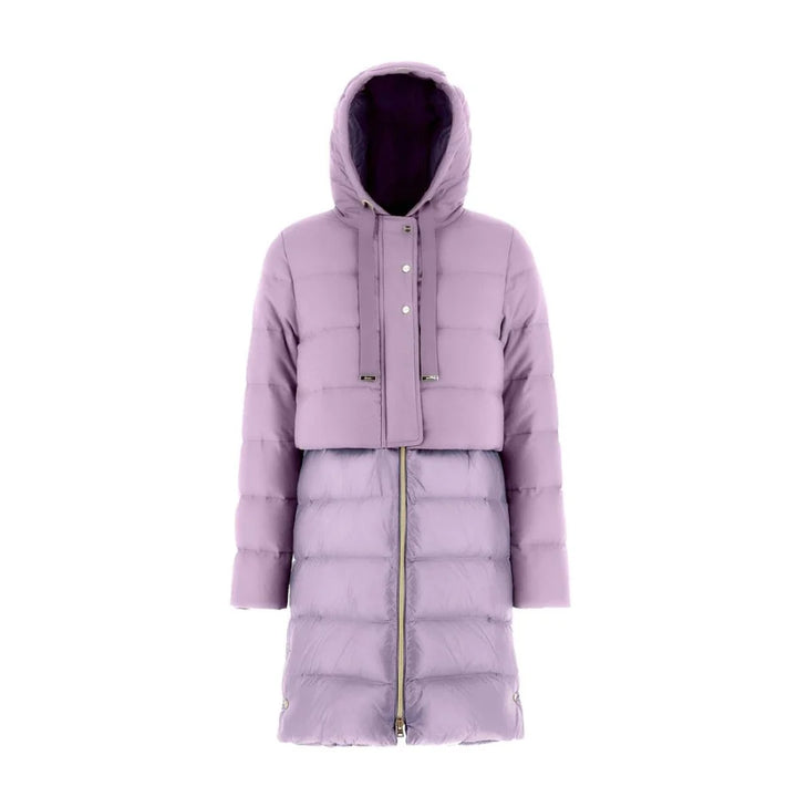 Herno Purple Cashmere Coat