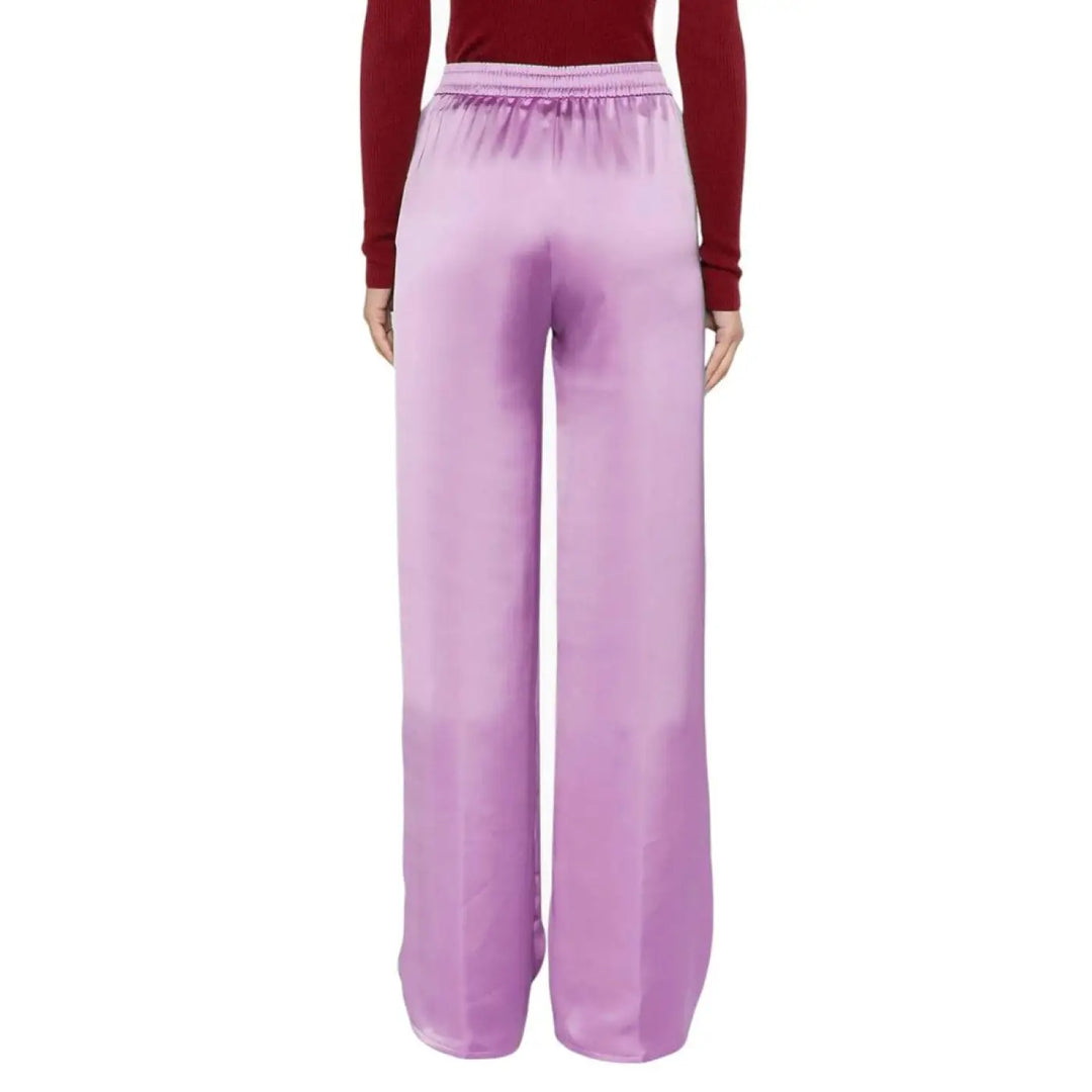 Herno Purple Polyester Casual Pants
