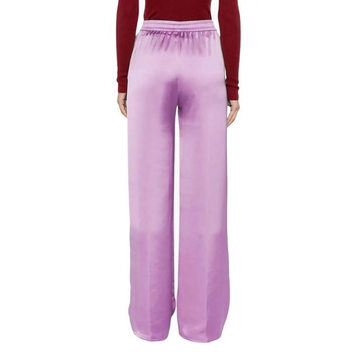 Herno Purple Polyester Casual Pants
