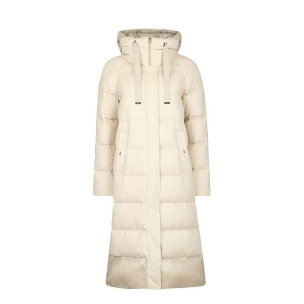 Herno Puffer Jackets - White Cashmere Coat