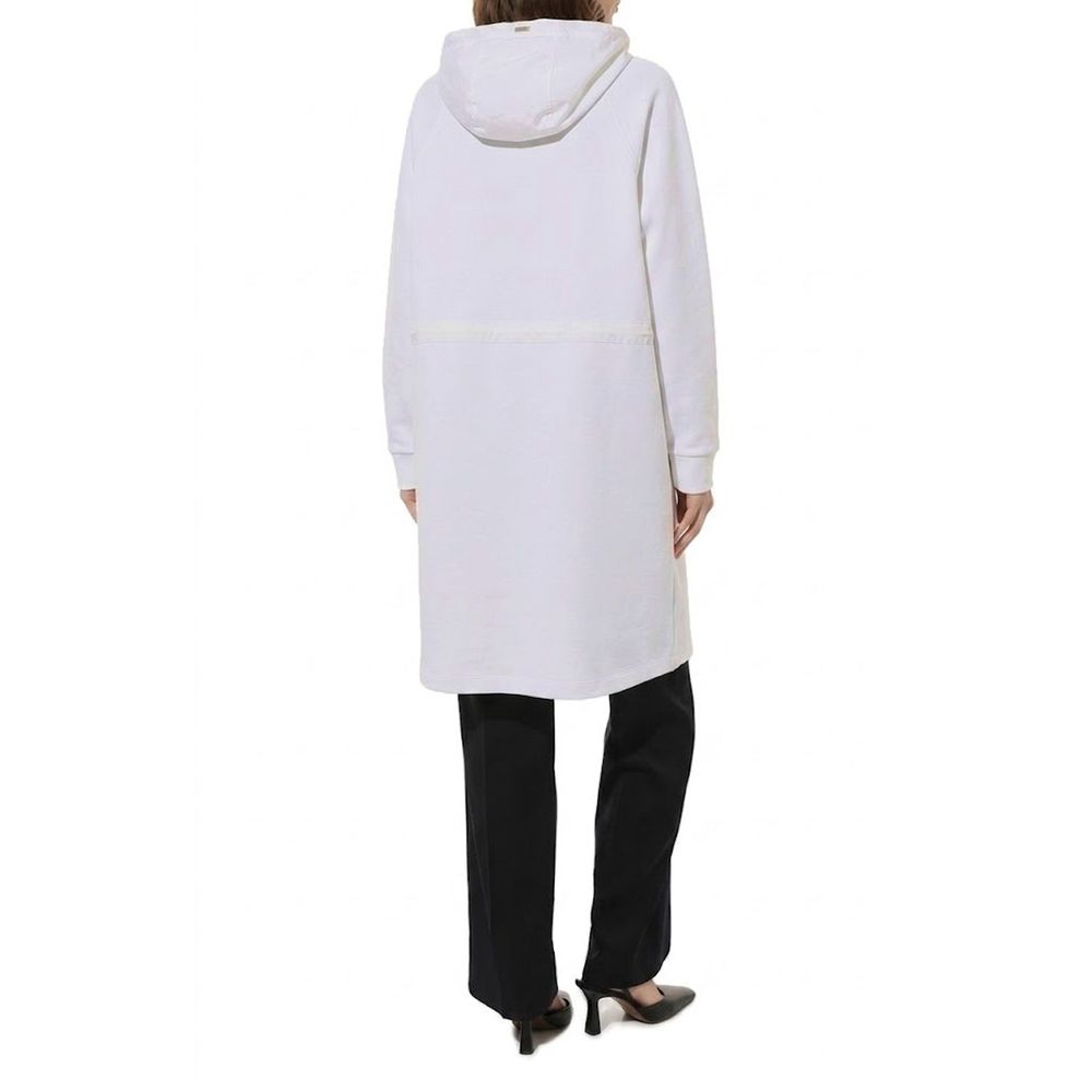 Herno Coats &amp; Jackets - White Cotton Coat
