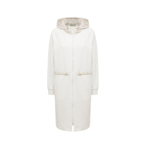 Herno Coats & Jackets - White Cotton Coat