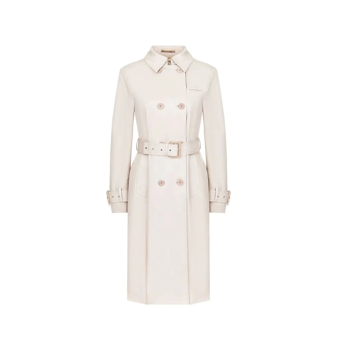 Herno White Cotton Coat
