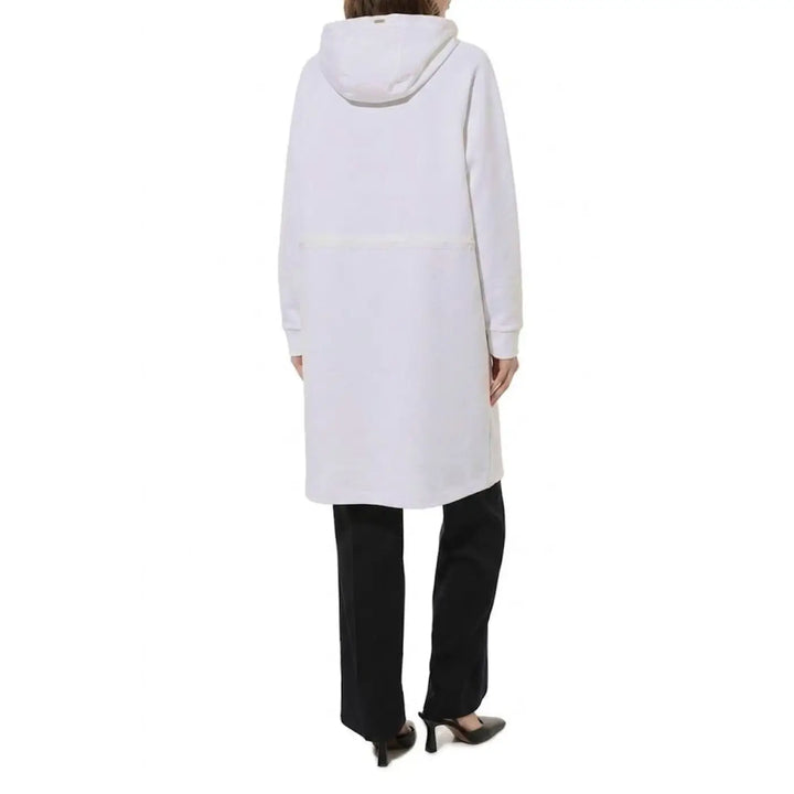 Herno White Cotton Coat