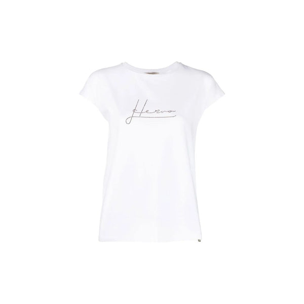 Herno - White Cotton T-Shirt