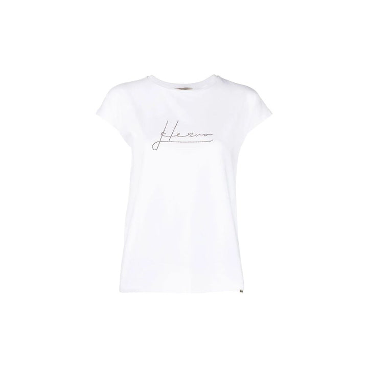 Herno - White Cotton T-Shirt