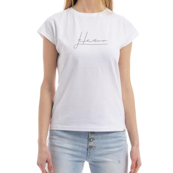 Herno - White Cotton T-Shirt