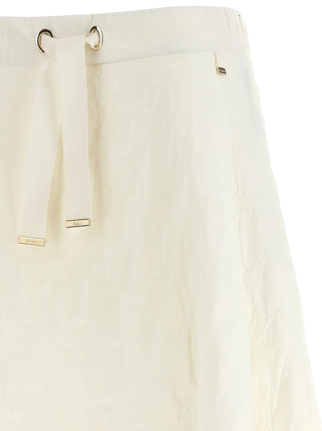 Herno White Polyamide Mini Skirt