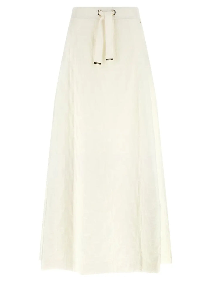 Herno White Polyamide Mini Skirt