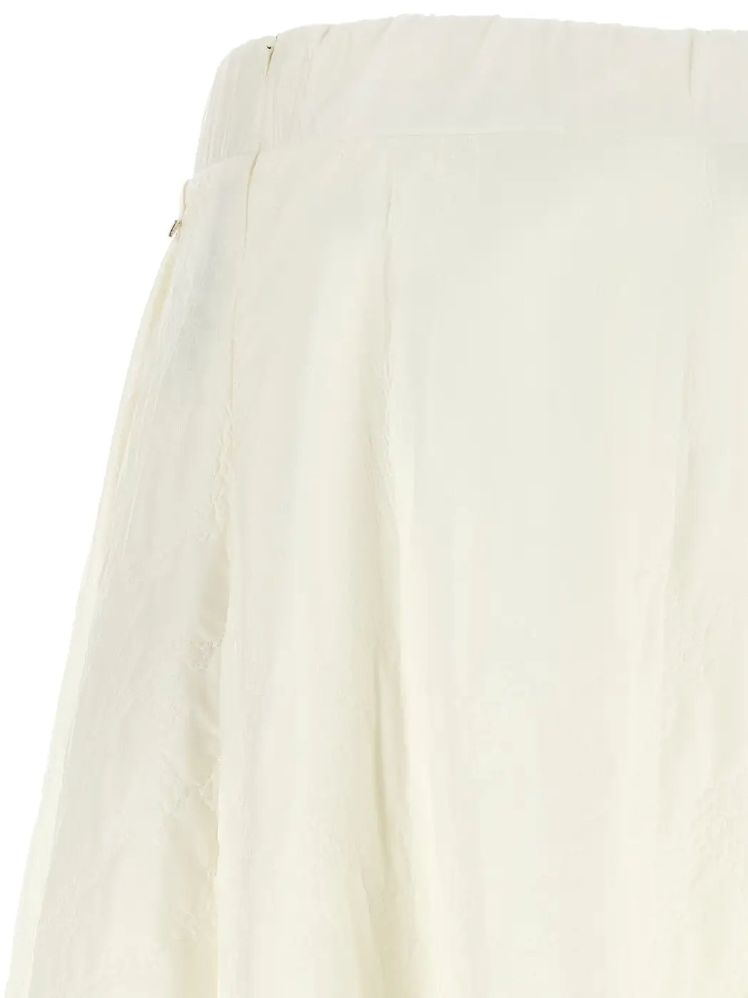 Herno White Polyamide Mini Skirt