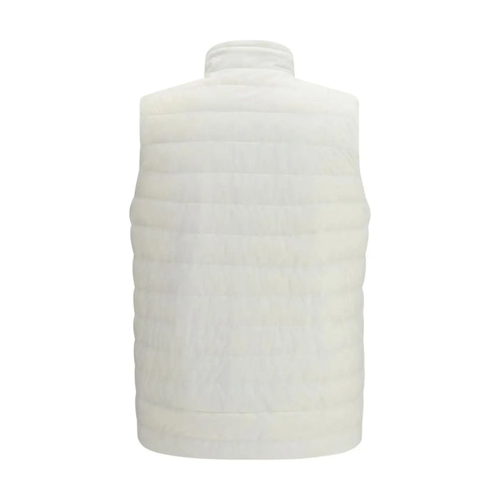 Herno White Polyamide Sleveless Jacket