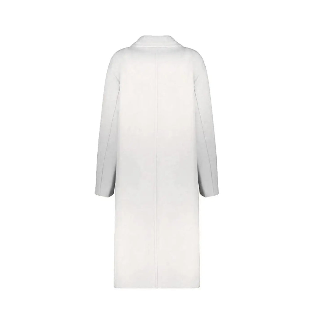 Herno White Wool Coat