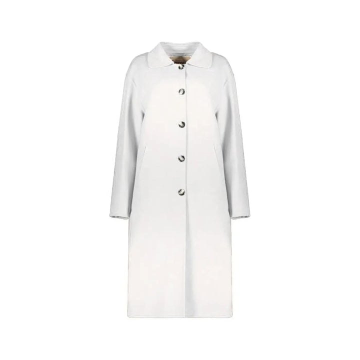 Herno White Wool Coat