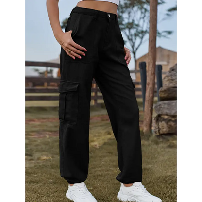 Elevate Your Style with High Waist Jeans Featuring Pockets Clothing bottoms Trendsi