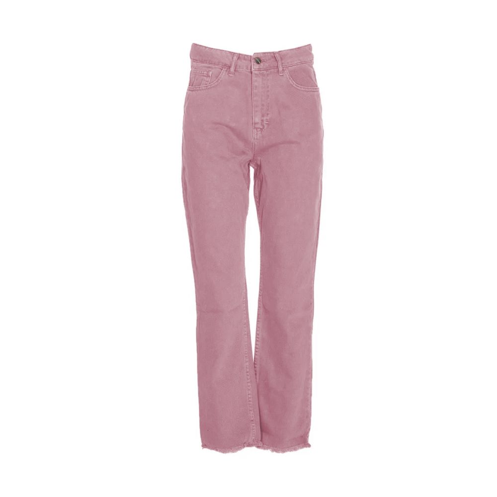 Hinnominate Pink Cotton Jeans &amp; Pants