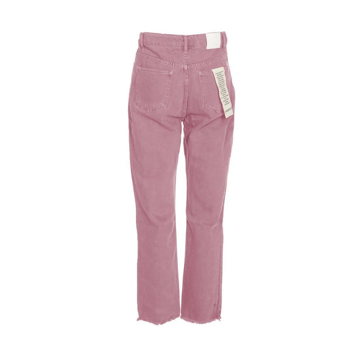 Hinnominate Pink Cotton Jeans &amp; Pants