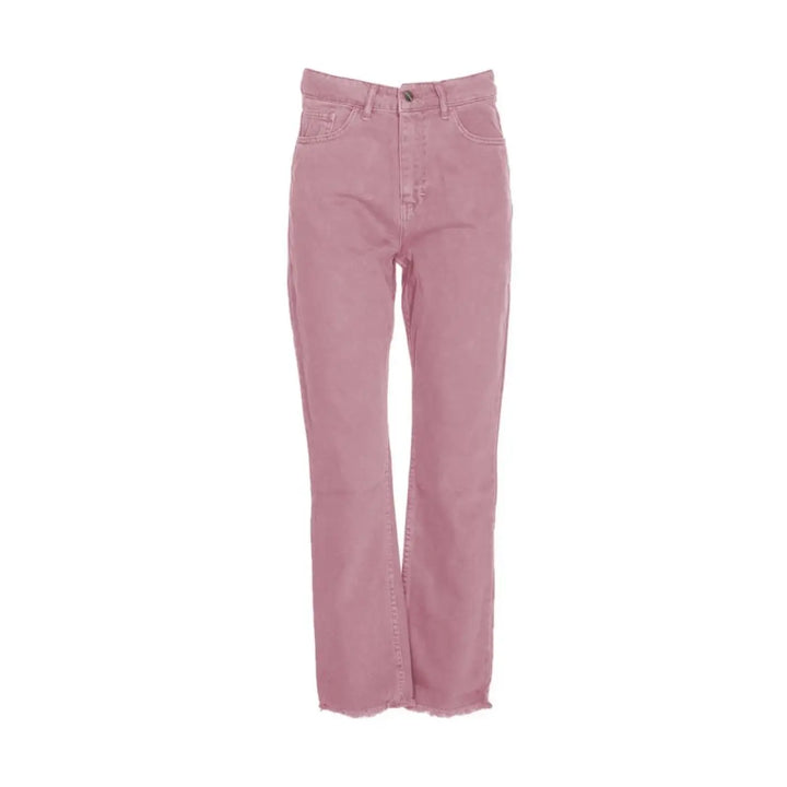 Hinnominate Pink Cotton Jeans &amp; Pants
