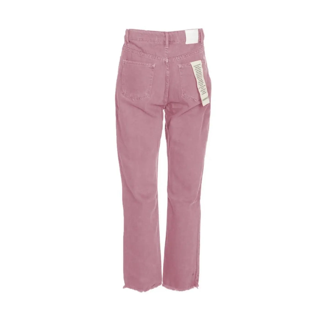 Hinnominate Pink Cotton Jeans &amp; Pants
