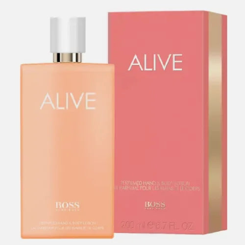 Hugo Boss Alive women’s body lotion bottle