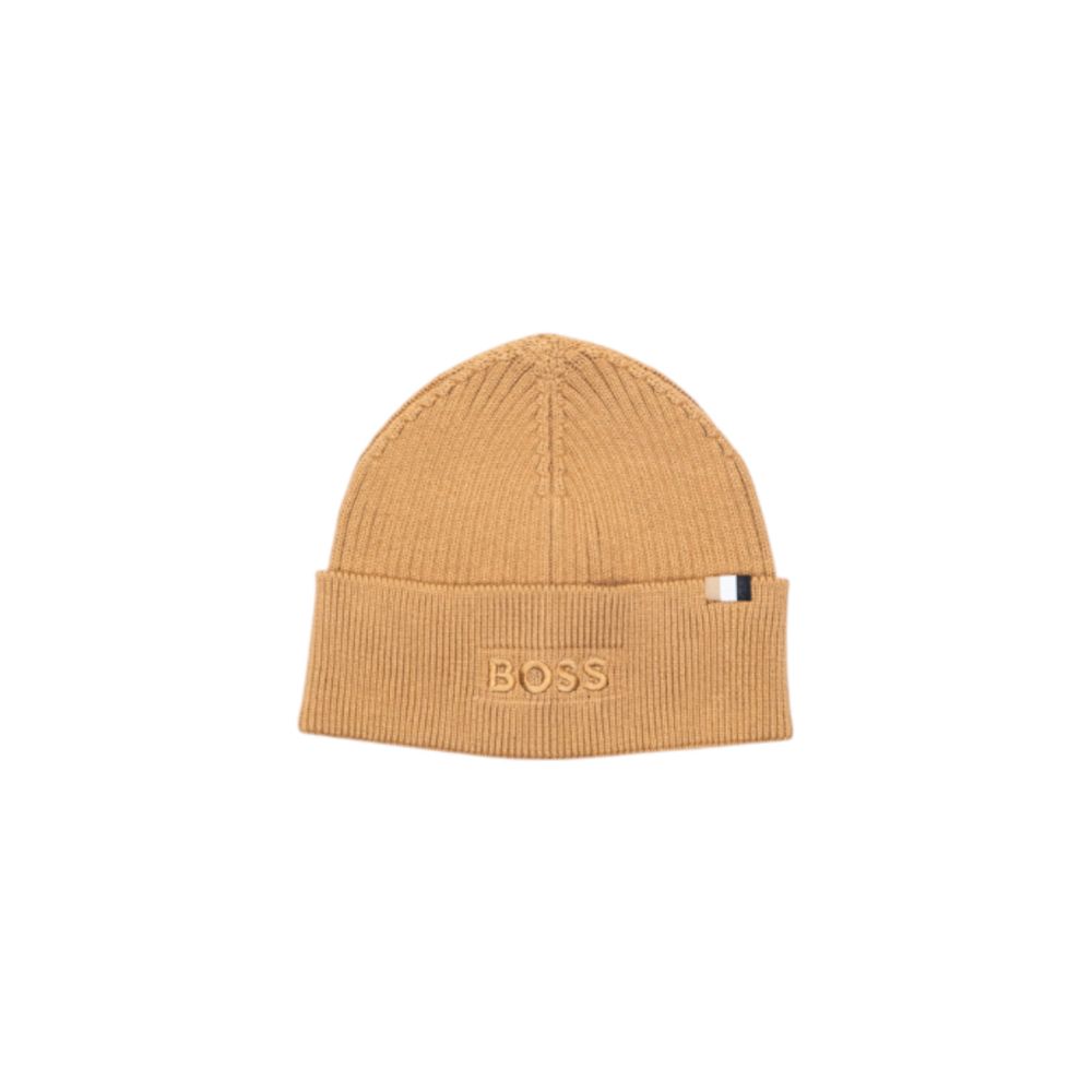 Hugo Boss Beige Cotton Cap (baseball Hat)